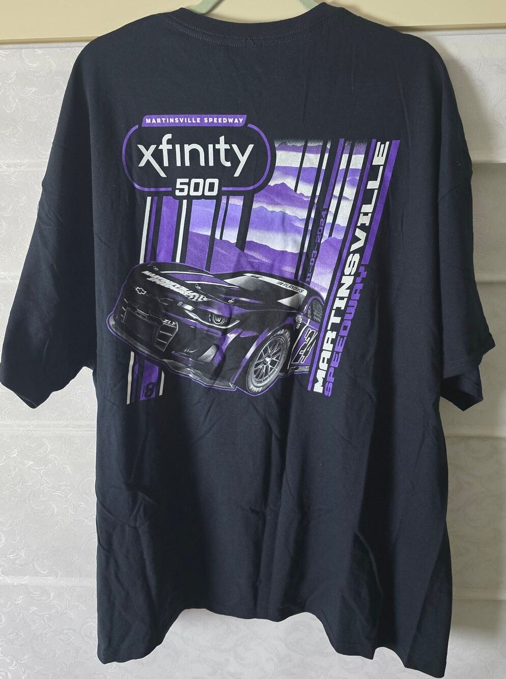 NASCAR Xfinity 500 Martinsville Speedway 2024 T-Shirt Men's 3XL NWT Black Racing